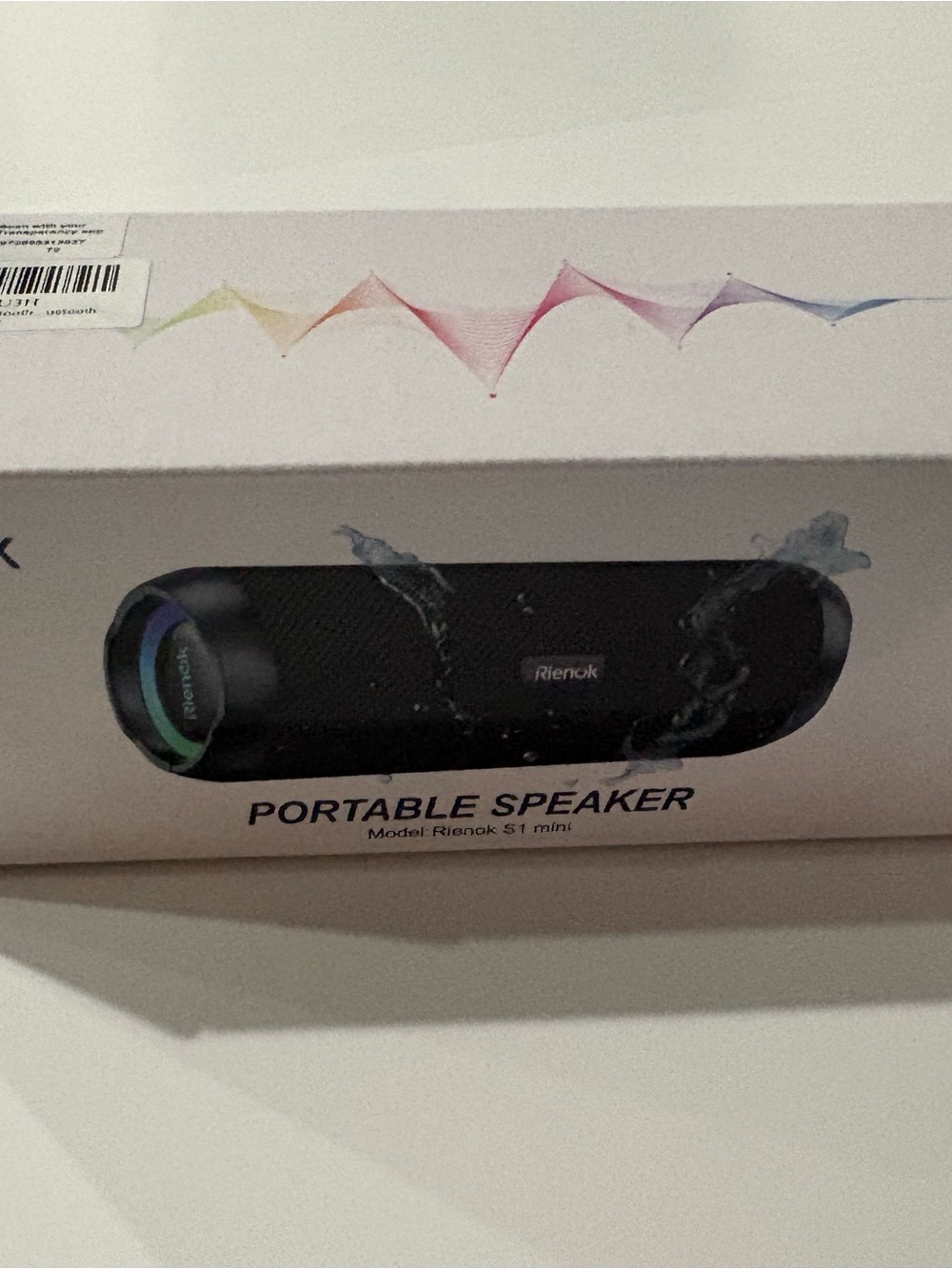 Reebok S1 Mini Portable Bluetooth Speaker — Black with RGB Ring